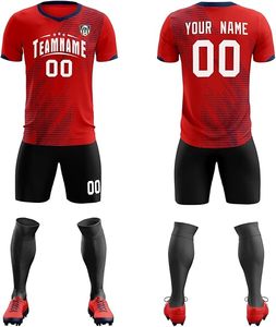 Uniformes de Fútbol con Diseño Personalizado, Camisetas de Fútbol de Secado Rápido, Nombre y Número del Jugador Personalizados, Venta al Por Mayor OEM y ODM - Product Image 1