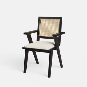 Modern Luxury Royal Commercial Restaurant Furniture High Quality Solid Teak Wood Dining <b>Table</b> 6 Rattan Chairs - Product Image 3