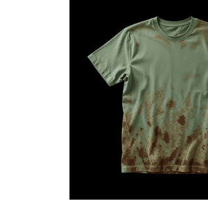 Wholesale Men's Oversized Vintage Acid Wash 100% Cotton Regular Fit Breathable Streetwear Custom Logo Casual <b>T</b>-Shirt - Product Image 2