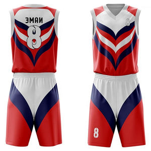 Tenue de sport unisexe de couleur unie pour l'entraînement, uniforme de basketball, vêtements de basketball 2 pièces - Product Image 4