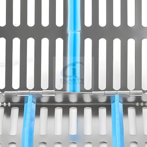 Bandeja de Esterilización para Cirugía Dental, Acero Inoxidable Premium, Autoclavable, Caja Organizadora de Instrumentos Quirúrgicos Médicos, CE ISO OEM - Product Image 4