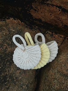 Bolso de Mano de Ganchillo Hecho a Mano con Conchas Marinas de Algodón, Estilo Boho, para Playa, con Forro de Lino y Cierre de Cremallera, Sostenible, el Más Vendido del 2026 - Product Image 5