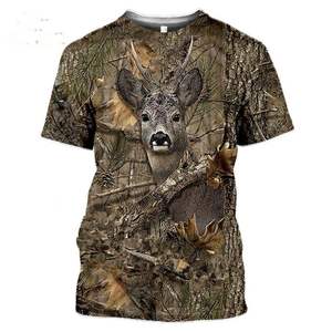 เสื้อยืดแขนสั้น RICSA INTERNATIONAL รุ่น RI-850 สำหรับทุกเพศ ผลิตจากผ้าฝ้าย 100% พิมพ์ลายแบบ Sublimation สีพื้น ระบายอากาศได้ดี เหมาะสำหรับใส่ล่าสัตว์ในฤดูหนาว - Product Image 4