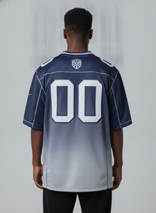 Maillots de baseball personnalisés de haute qualité à col en V, en forme d'éventail, respirants, grandes tailles, imprimés par transfert thermique, 100 % polyester - Product Image 4