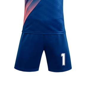 ชุดฟุตบอลทีมคุณภาพดีที่สุดสำหรับทุกเพศ ออกแบบลายพิมพ์แบบ Sublimation เต็มรูปแบบ เสื้อและกางเกงขาสั้นชุดเซ็ต - Product Image 4