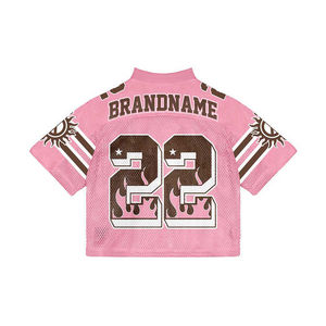 Maillot de football en mesh surdimensionné personnalisé de haute qualité, T-shirt rétro de football, Maillots en mesh pour hommes, T-shirt de football ample en mesh - Product Image 6