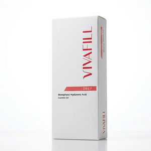 [VIVAFILL] Gel Antienvejecimiento de Ácido Hialurónico Reticulado de 1 ml, Tratamiento Cosmético Coreano para Labios, Nasolabiales, Mejillas y Mentón - Product Image 1