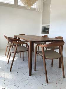 Silla de Comedor de Madera Maciza de Fresno de Estilo Nórdico, Silla con Respaldo, Silla de Descanso - Product Image 2