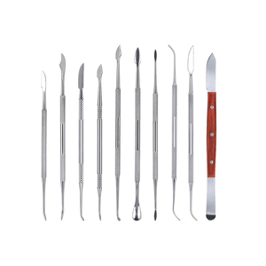Conçu pour les professionnels, l'ensemble de spatules dentaires manuelles en acier inoxydable offre un contrôle supérieur, une manipulation fluide et une utilisation durable. - Product Image 2