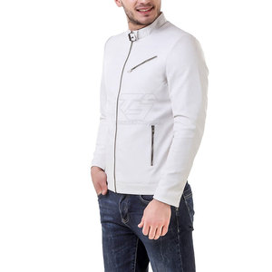 ออกแบบโลโก้ตามสั่ง เสื้อแจ็คเก็ตหนังระบายอากาศสำหรับผู้ชาย ทรงเข้ารูป คุณภาพดีที่สุด เสื้อแจ็คเก็ตฤดูหนาวสำหรับผู้ชาย - Product Image 2