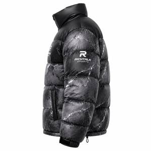 New Style Men Stand Collar Puffer Jacket Soft Warm <b>Fabric</b> Comfortable Durable Material Breathable Eco-Friendly Winter - Product Image 3