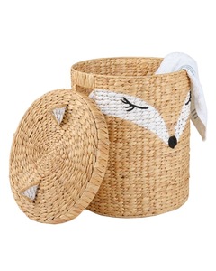 Cute Animal Shaped Natural Water Hyacinth Storage <b>Baskets</b> for Children's <b>Toy</b> Storage Woven Animal <b>Basket</b> Made in Vietnam - Product Image 3