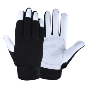 Heavy Duty Goat Grain Leather Safety Gloves Industrial Construction Reinforced Impact Resistant Mechanical Hand <b>Arm</b> Protection - Product Image 6
