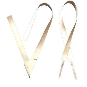 Sangle de ceinture en cuir véritable réglable pour port à l'épaule, ceintures d'épaule britanniques de style Napoléonien pour le transport de baïonnettes et de cartouches - Product Image 5