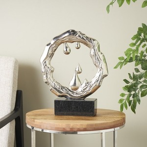 Nouvelles sculptures dorées tendance, emballage individuel, faites à la main, écologiques, durables, décoration de table moderne, salon - Product Image 1