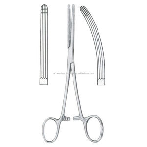 Pinces Rochester-Carmalt droites et courbées en acier inoxydable A-1 VERITAS Instrument Outils chirurgicaux réutilisables |   porte-aiguille - Product Image 4