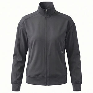 Athletic Style Full Zip Scrub <b>Jacket</b> Healthcare <b>Workers</b> Ribbed Cuffs Functional Medical Uniform Performance Wear Scrub <b>Jackets</b> - Product Image 5