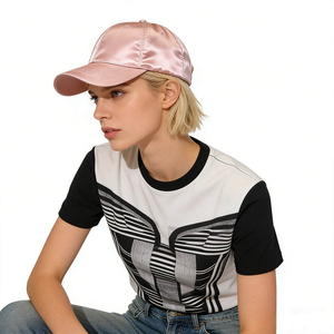Gorra de Béisbol de Satén de Alta Calidad para Mujer, Primavera-Verano, Color Sólido, Estilo Coreano, Unisex, Casual, Protección Solar, para Estudiantes - Product Image 4