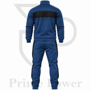 <b>Men's</b> Slim Fit Tracksuit Set Full Zip Sports Jacket <b>Tapered</b> <b>Jogger</b> Pants Gym Running Training Activewear OEM Manufacturer - Product Image 2