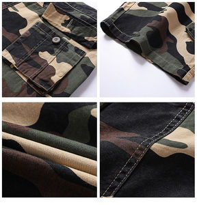 Shorts Cargo Décontractés pour Hommes de Haute Qualité en Toile 100% Coton Imperméable Respirant Séchage Rapide Taille Haute Élastique Coupe Ample – Grande Vente - Product Image 3