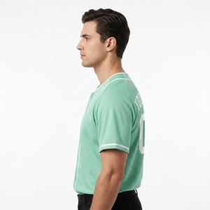 เสื้อเบสบอลดีไซน์ใหม่คุณภาพสูง แห้งเร็ว ระบายอากาศได้ดี - Product Image 3