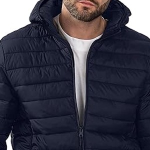 Custom Winter Puffer <b>Jacket</b> for <b>Men</b> Stand Collar Casual Outwear High Quality Windproof Coats Cotton Paddel - Product Image 2