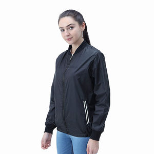 Vêtements pour femmes, mode streetwear, vestes en satin à fermeture éclair pour femmes, vestes pour la saison hivernale, vêtements de sport en satin pour femmes - Product Image 2