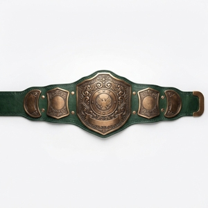 Cinturón de Campeonato Profesional Personalizado, Cinturón de Premio Deportivo para Lucha Libre y Boxeo, Placas Metálicas, Correa de Cuero, Premio Personalizado - Product Image 5