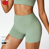 Essential Butterluxe Biker Shorts pour femmes | Taille haute 4 ''Workout Compression Yoga Shorts Y2K Athletic Butter Soft Activewear