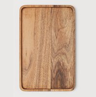 Elegante houten fruitmand, serveerschaal, enkelvoudig, populaire groothandel, houten dienblad, aangepaste verpakking