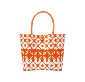 Fashion Forward Geometric Tone Woven <b>Plastic</b> Strip Handmade Bag And Handbag Durable Ladies Casual Shopping <b>Tote</b> Bag OEM - Product Image 1