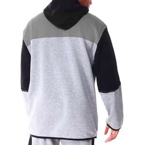 Sweat à capuche zippé pour homme, surdimensionné, de haute qualité, style vintage, effet délavé soleil et usé, délavé à l'acide - Product Image 3