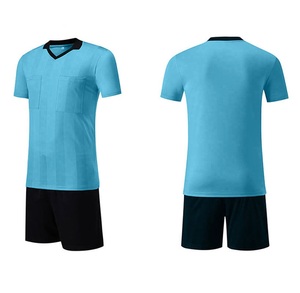 Maillot de football jaune à col en V pour hommes avec poches, ensemble short noir, uniformes en polyester anti-humidité pour adultes toutes saisons - Product Image 6