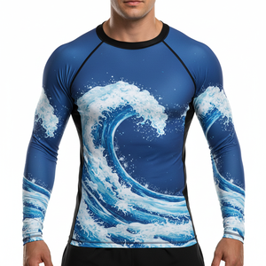 Camiseta de Compresión de Manga Larga Unisex para Niños y Jóvenes, para Entrenamiento de Artes Marciales, BJJ, MMA, Jiu Jitsu, Grappling, Ropa Deportiva - Product Image 1