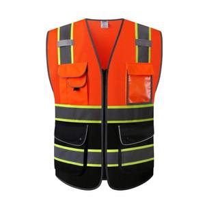 Chaleco de Seguridad Reflectante de Alta Visibilidad, Transpirable, para Trabajo de Verano, Ajustable, Unisex, para Trabajo Industrial - Product Image 5