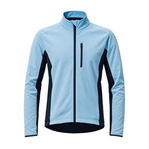 Veste coupe-vent unisexe à fermeture éclair, imperméable, col montant, écologique, légère, respirante, décontractée, pour la course en plein air, vêtements d'hiver - Product Image 1