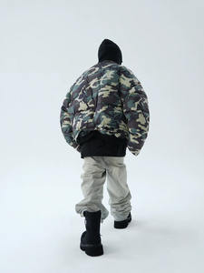 ARTIZ INTERNATIONAL <b>Men</b> Streetwear Puffer Jacket Winter Insulated Durable Windproof Eco-Friendly Front Logo 100% Polyester - Product Image 6