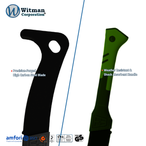 GETTA TOOLS M501 Agriculture Tool Bush Sickle Billhook Brush Hook SK5 <b>Blade</b> <b>Sharpened</b> Edge Black Oxide Finish Fiberglass TPR - Product Image 4