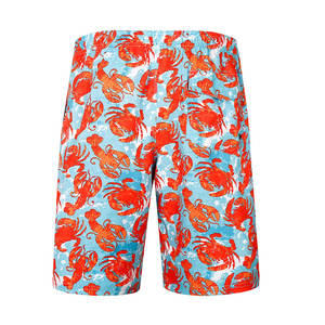 Pantalones Cortos de Playa para Hombre con Cintura Elástica, de Poliéster, Estilo Urbano, Secado Rápido, Color Sólido, Más Vendidos - Product Image 2