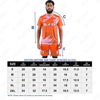 Baju olahraga seragam sepakbola, baju sepak bola kualitas tinggi, pakaian olahraga kaki untuk 25-26