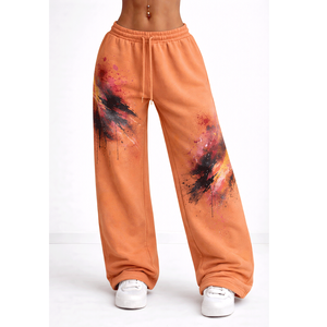 Pantalones deportivos para mujer, cintura elástica, tela suave y elástica, ideales para entrenamientos, uso casual y comodidad diaria. - Product Image 5