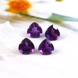 Ametista Africana Natural de 3.50mm, Corte en Forma de Corazón, Facetada, Calibrada, Piedra Preciosa Suelta Certificada, Lote al por Mayor para Fabricación de Joyería - Product Image 6