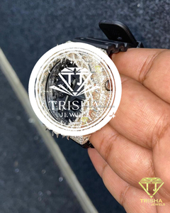 Crown of Thorns VVS Moissanite <b>Diamond</b> <b>Watch</b> 925 Sterling Silver Iced Out Hip Hop Statement Timepiece - Product Image 4