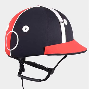 Casque de polo OEM personnalisé, design sûr pour l'équitation, protection de la tête, double visière en métal, casques de polo sportifs de haute qualité, en stock, en solde - Product Image 5