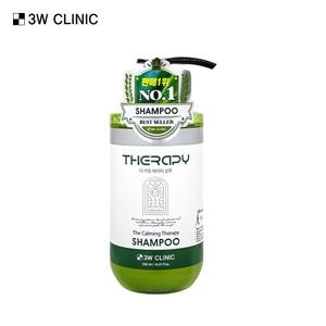 Shampoo apaisant 3W Clinic Calming Therapy 500ml Formule liquide pour un soulagement apaisant - Product Image 1