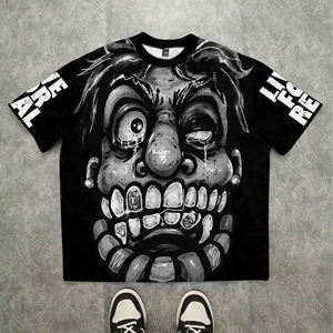 T-shirts tendance 2026 : Vente chaude, directement de l'usine, t-shirts graphiques oversize, style streetwear vintage, coupe ample, vêtements décontractés - Product Image 2