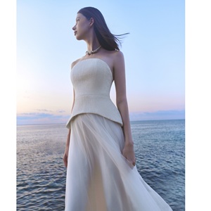 Faldas largas brillantes ODM con cintura ajustada, falda midi de tul, nueva colección primavera/verano, faldas elegantes para mujer. - Product Image 4