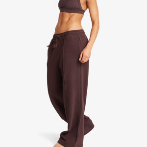 Pantalon décontracté pour femme en lin/coton écologique, nouvelle taille élastique, coupe ample, jambe droite, style Harlan, longueur 7/8, Hip Hop - Product Image 4