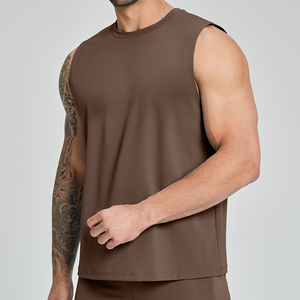 Débardeur de sport respirant pour homme, personnalisé, extensible, en nylon, pour l'entraînement, débardeur de compression athlétique - Product Image 5