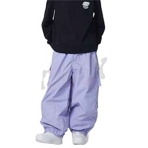 Nouveau haut de gamme Baggy Cargo neige pantalon surdimensionné imperméable Baggy Cargo Snowboard pantalon unisexe ample jambe large hommes Ski pantalon - Product Image 5